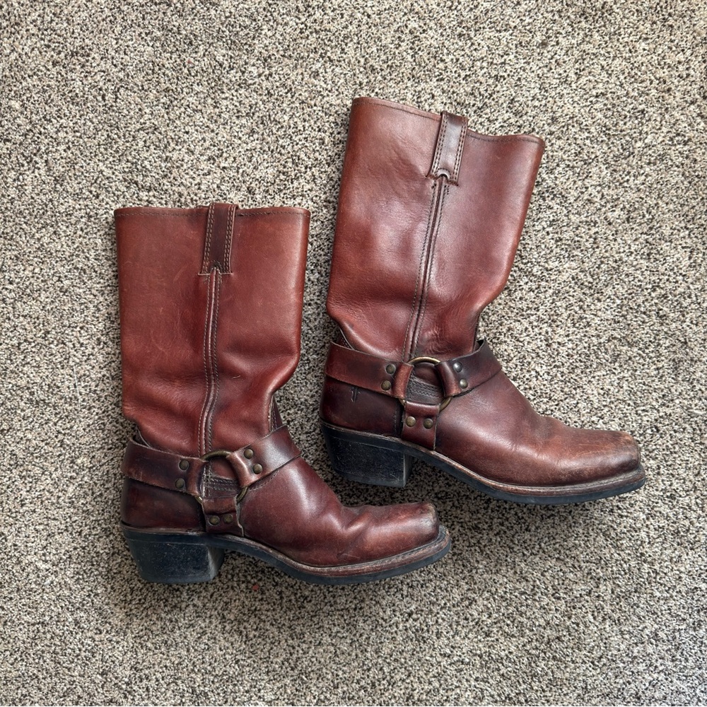 Frye 12R 150th Anniversary Whiskey Brown Boots